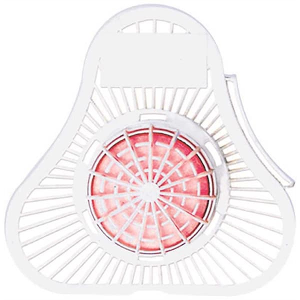 3 oz. Urinal Screen Cherry Scented Para Block Urinal Blocks Cakes and Screens, 12PK